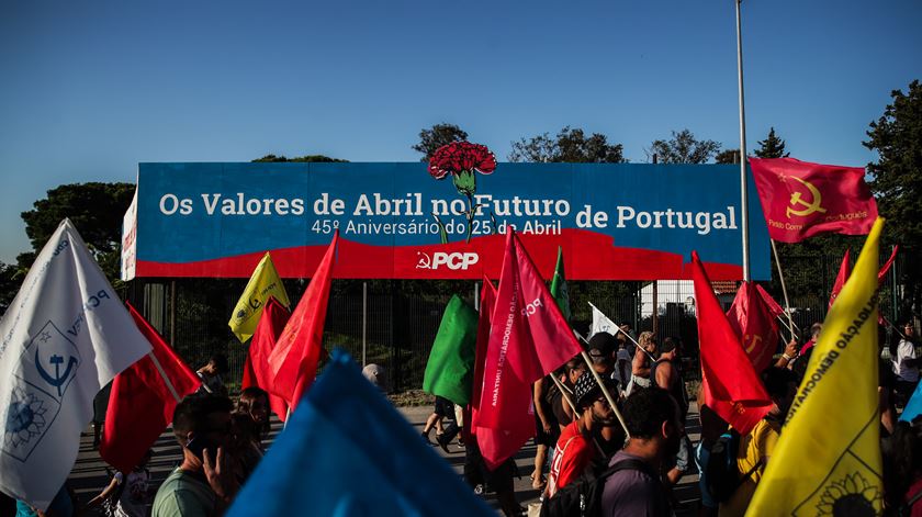 Restam muitas dúvidas sobre se a Festa do Avante se realizará este ano. PCP desdramatiza. Foto de arquivo: Mário Cruz/Lusa