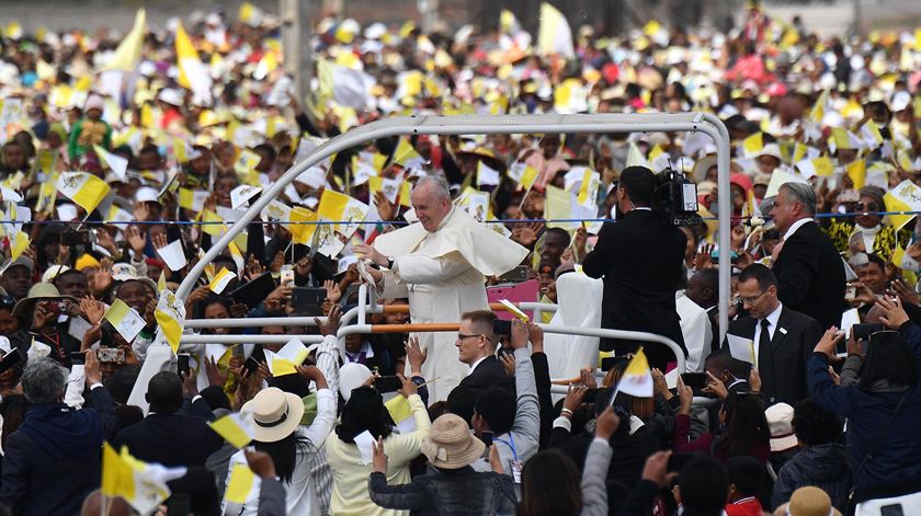 "O Senhor vos recompense e abençoe a todo o vosso povo." Foto: Luca Zennaro/EPA