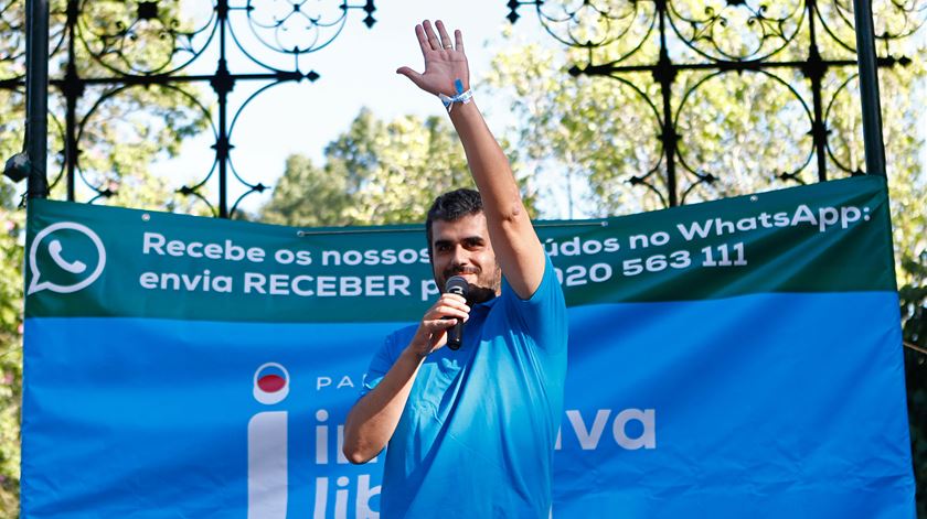 Carlos Guimarães Pinto, líder do Iniciativa Liberal Foto: António Pedro Santos/Lusa