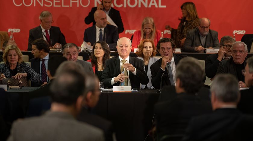 Rui Rio no conselho nacional do PSD, em Bragança. Foto: Pedro Sarmento Costa/Lusa