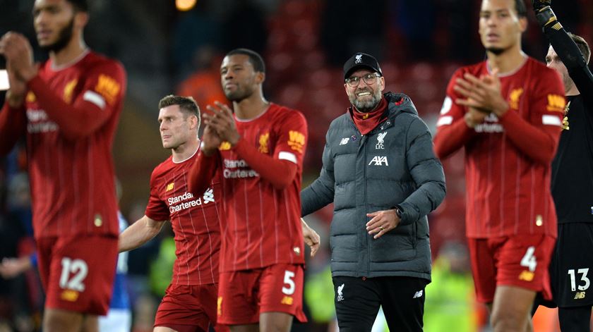 Klopp fica ligado ao Liverpool até 2024. Foto: Peter Powell/EPA