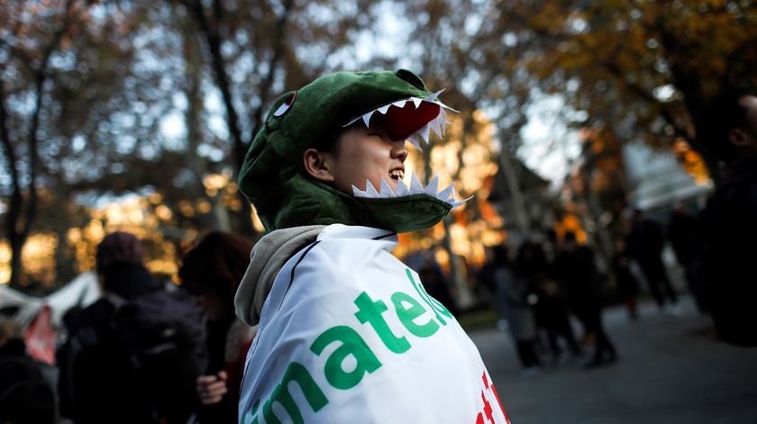 Países incapazes de chegar a acordo em Madrid. Foto: Rodrigo Jimenez/EPA