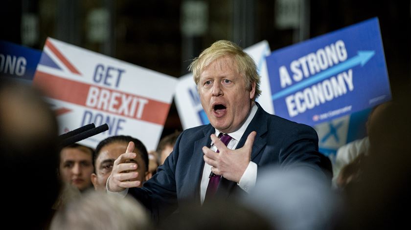 Boris Johnson conseguiu fechar o Brexit. Foto: EPA