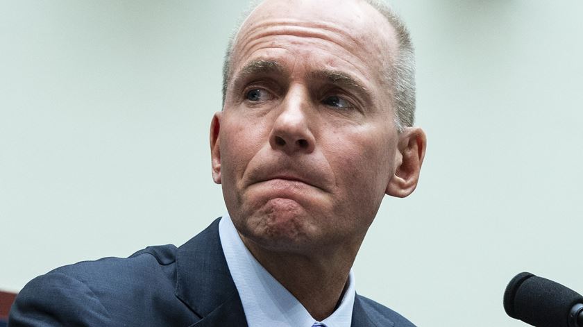 Dennis Muilenburg demitido da Boeing. Foto: Michael Reynolds/EPA