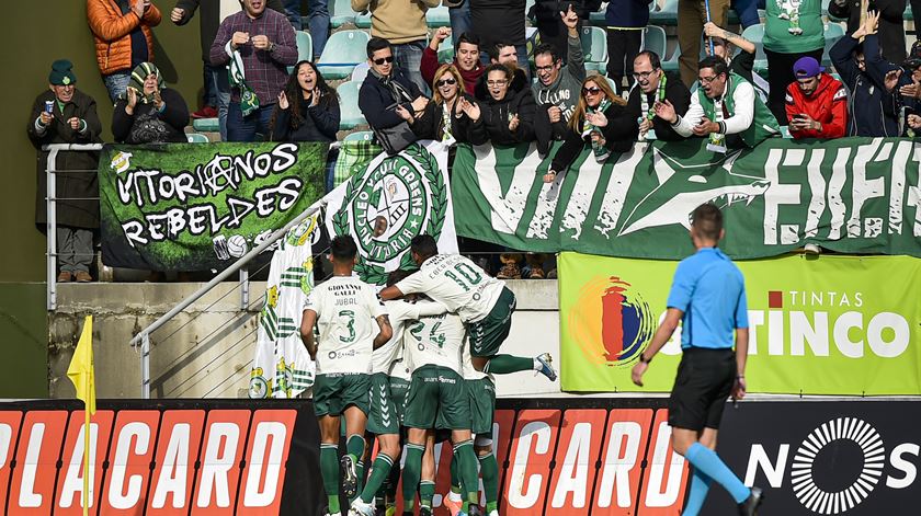 Vitória de Setúbal venceu em Tondela, na última jornada. Foto: Nuno André Ferreira/Lusa