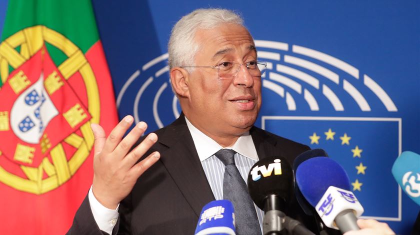 António Costa, estq quiarta-feira, Bruxelas. O primeiro-ministro não repete a estratégia assumida aquando da chamada "crise dos professores". Foto: Foto: Stephanie Lecocq/EPA