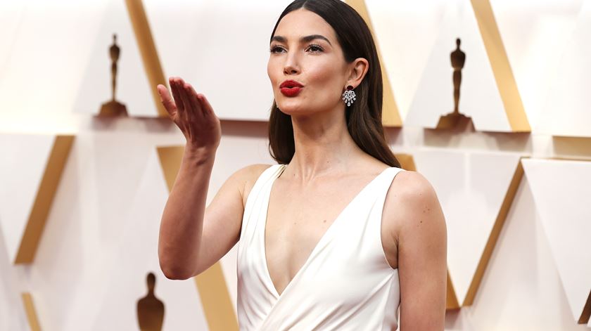 Lily Aldridge nos Óscares 2020 Foto: David Swanson/EPA