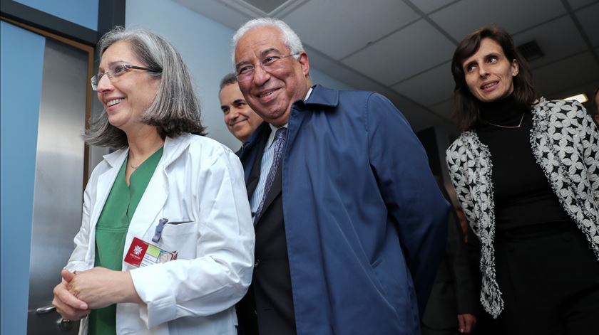 António Costa visita Centro Hospitalar Universitário de São João no Porto Foto: Estela Silva/Lusa