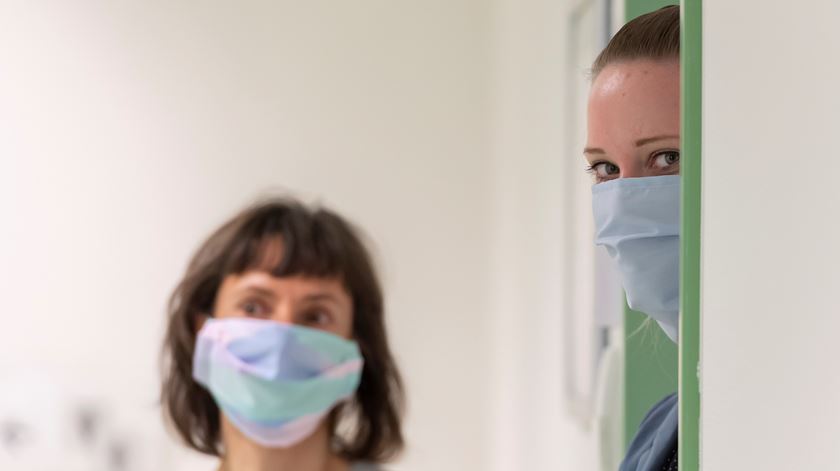 Hospital da Alemanha, na Saxónia. Foto: Mathias Rietschel/EPA