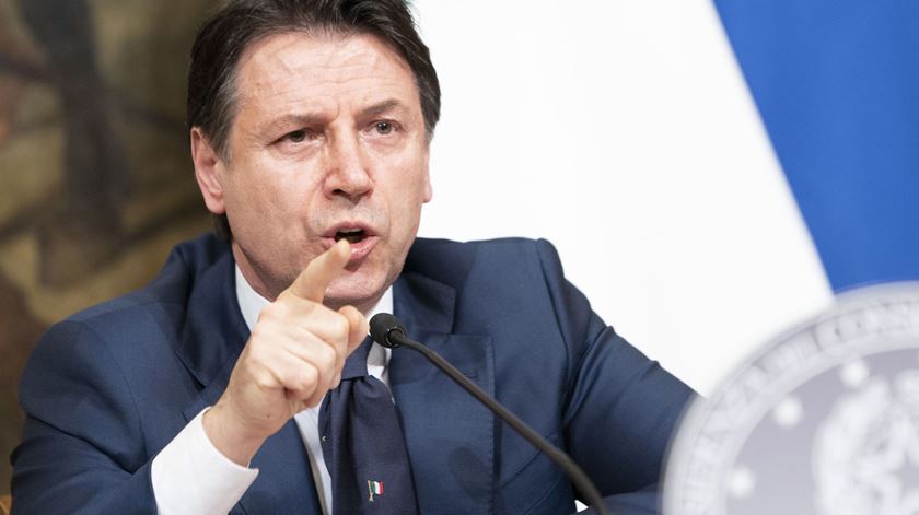 Primeiro-ministro de Itália, Giuseppe Conte. Foto: ANSA via EPA