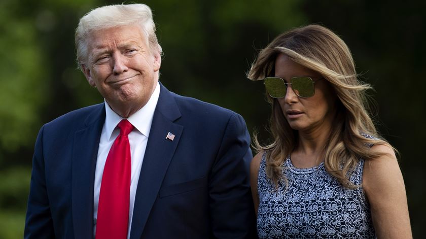 Donald e Melania Trump. Foto: Kevin Dietsch/EPA