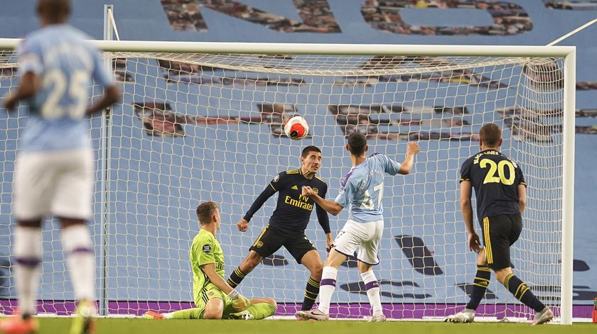 Um jogador do Arsenal testou positivo para Covid-19 antes do jogo com o Manchester City Foto Dave Thompson/EPA
