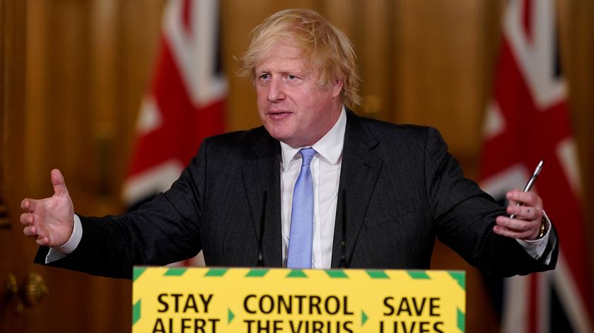 Johnson promete que não haverá regresso à austeridade de há 10 anos. Foto: Andrew Parsons/Downing Street/EPA