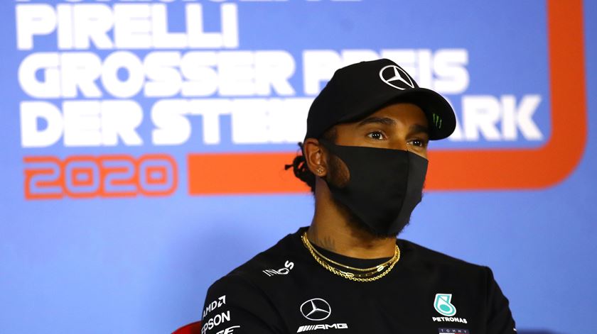 Lewis Hamilton, Mercedes, Fórmula 1, Spielberg, Áustria. Foto: Ali Haider/EPA