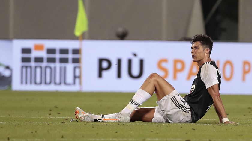 Cristiano Ronaldo, Juventus, não marcou ao Sassuolo. Foto: Elisabetta Baracchi/EPA