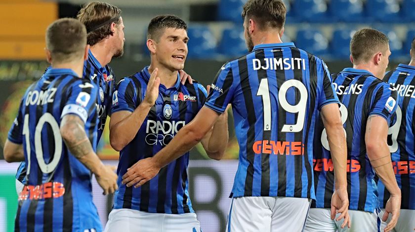 Malinovskyi, Atalanta, marcou ao Parma. Foto: Elisabetta Baracchi/EPA Malinovskyi, Atalanta, marcou ao Parma. Foto: Elisabetta Baracchi/EPA