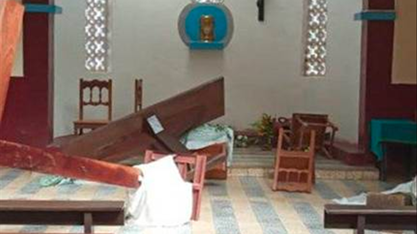 Primeira igreja católica vandalizada na Guiné-Bissau