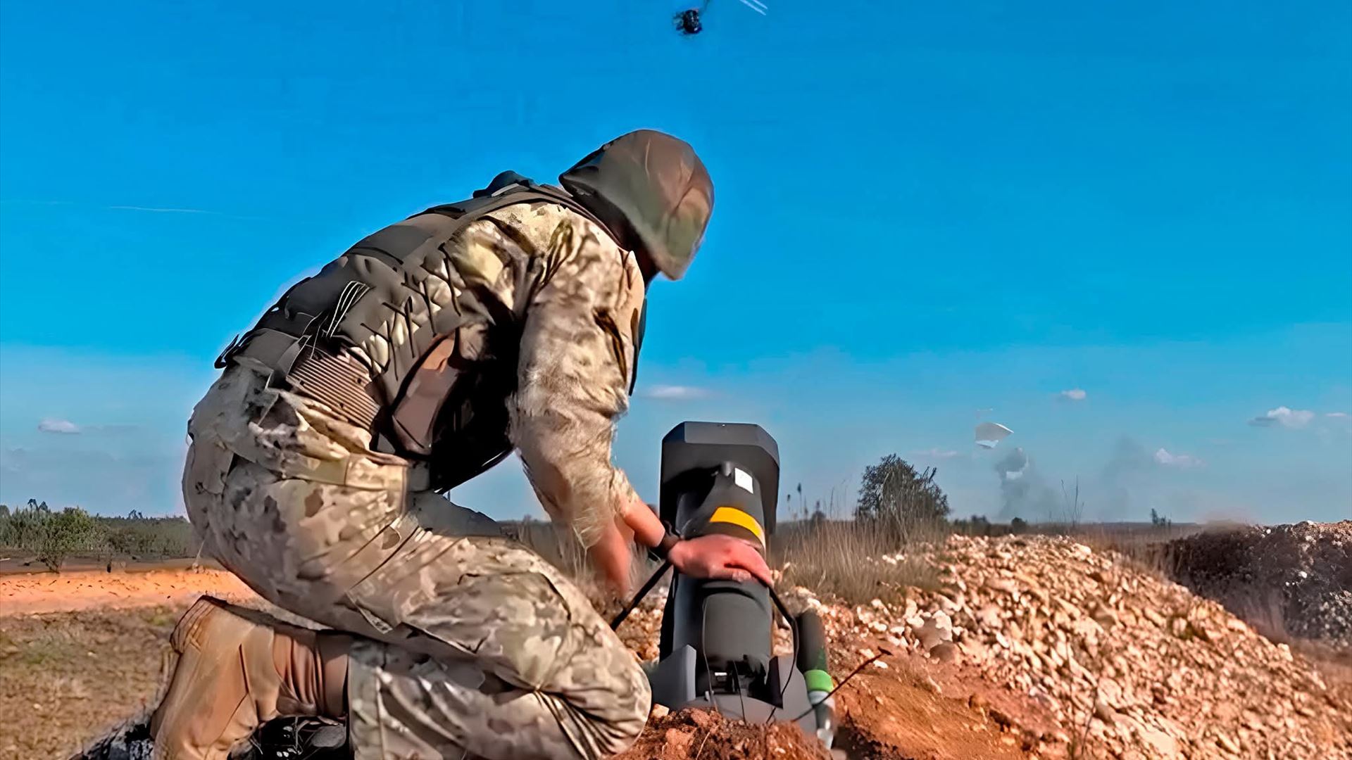 Exército estreia drone de ataque 