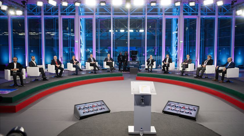 Campanha para as presidenciais termina com maioria dos candidatos em Lisboa Campanha para as presidenciais termina com maioria dos candidatos em Lisboa