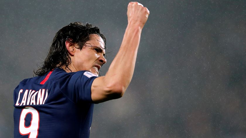 Edinson Cavani prepara-se para assinar pelo Benfica Foto:  Benoit Tessier/Action Images/Reuters