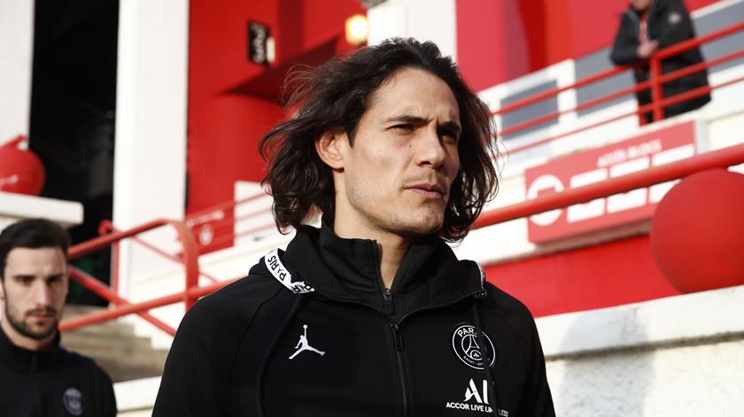 Edinson Cavani é um jogador livre, depois de ter terminado contrato com o PSG Foto: Gwendoline Le Goff/Panoramic/Reuters