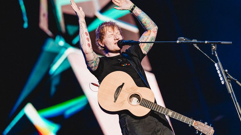 Ed Sheeran no Palco Mundo. Foto: Helena Yoshioka/RiR