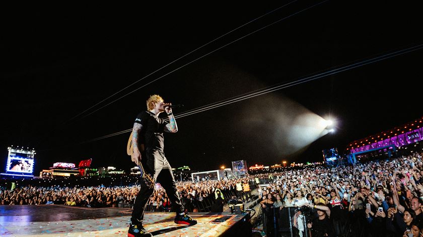 Ed Sheeran no Palco Mundo. Foto: Rita Seixas/RiR