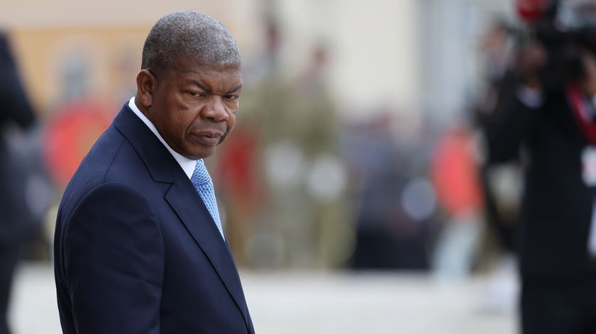 João Lourenço, presidente de Angola, também marcou presença no adeus ao "Presidente dos afetos". André Kosters/Lusa