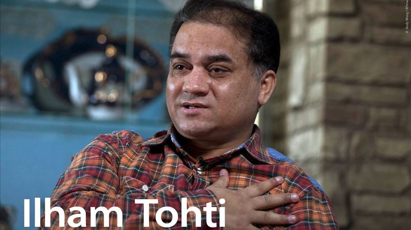 Ilham Tohti, economista uigur que luta pelos direitos da minoria uigur chinesa, galardoado com o Prémio Sakharov 2019 Foto: Parlamento Europeu