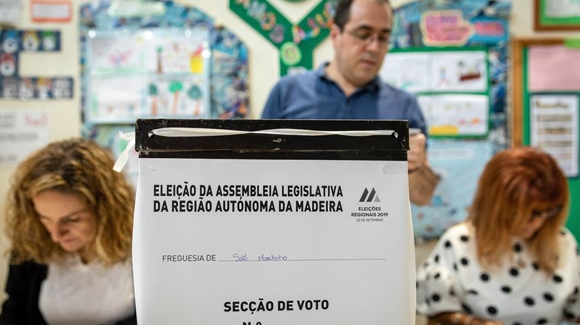 Eleições na Madeira com maior afluência do que em 2015. Foto: Gregório Cunha/Lusa