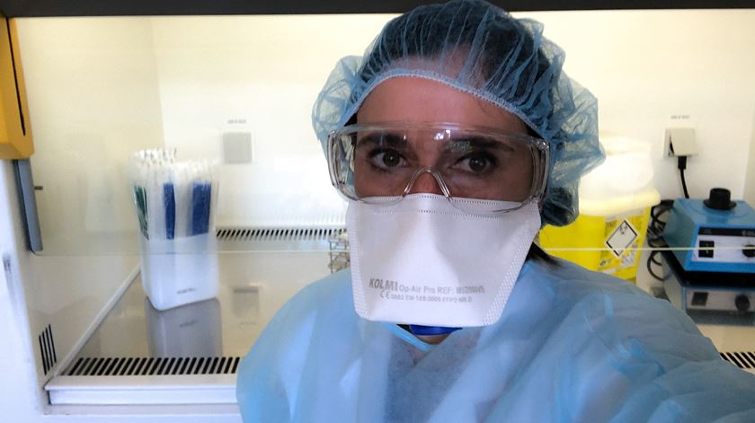 Elsa Gonçalves, técnica de análises clínicas num hospital em Paris. Foto: Elsa Gonçalves