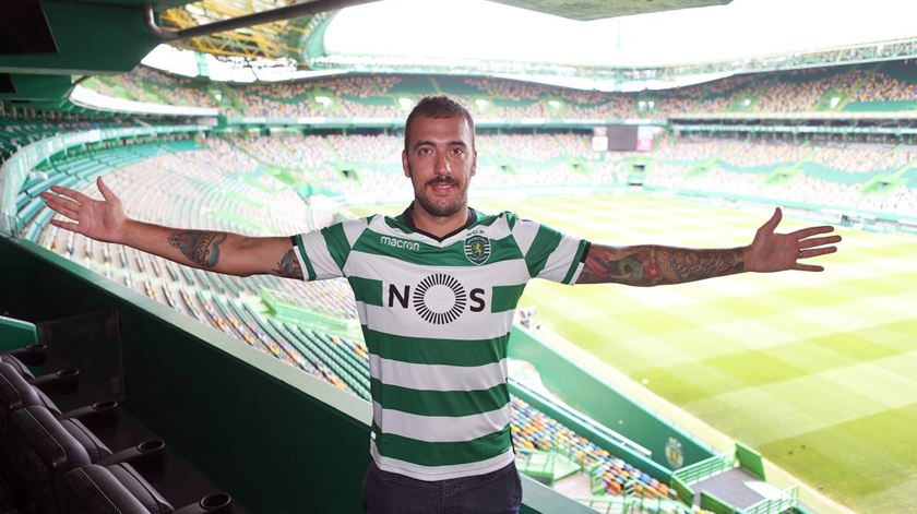 Viviano trabalha com Peseiro. Foto: José Cruz/Sporting CP