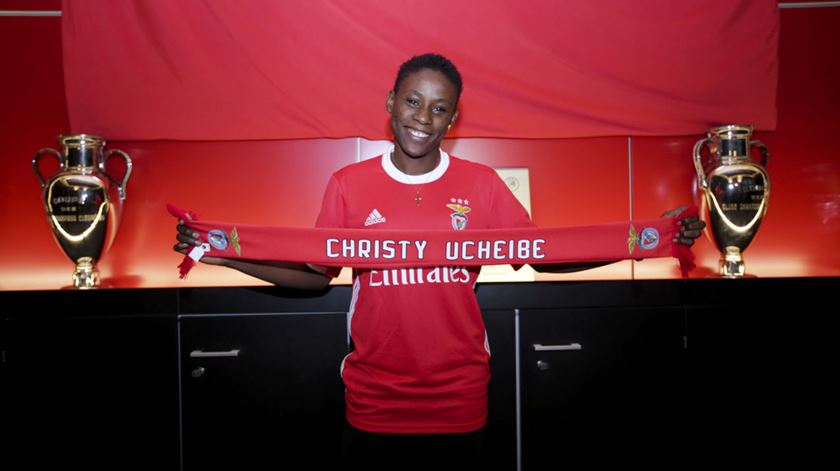 Christy Ucheibe terá sido vítima de racismo. Foto: Benfica