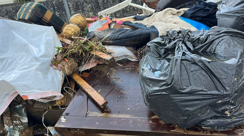 Mais de uma dezena de moradias ficaram inundadas na freguesia de Moldova. Foto: Ana Fernandes Silva/RR