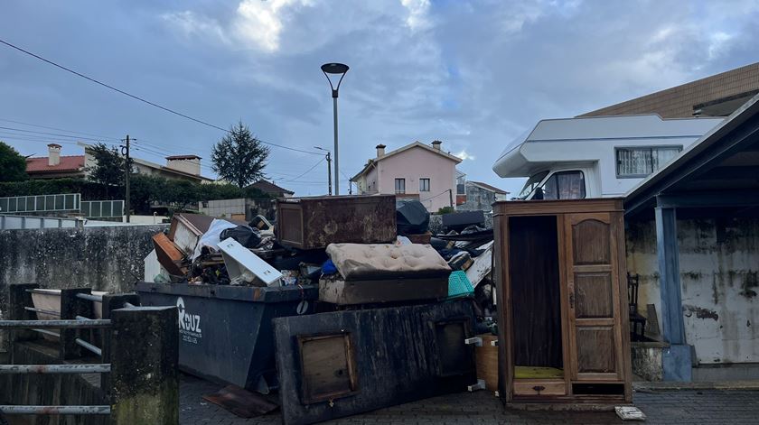 Mais de uma dezena de moradias ficaram inundadas na freguesia de Moldova. Foto: Ana Fernandes Silva/RR