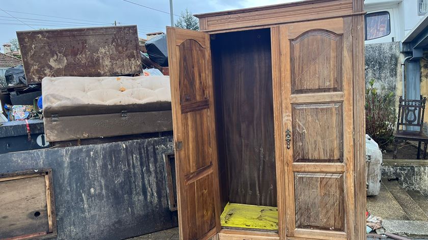 Mais de uma dezena de moradias ficaram inundadas na freguesia de Moldova. Foto: Ana Fernandes Silva/RR