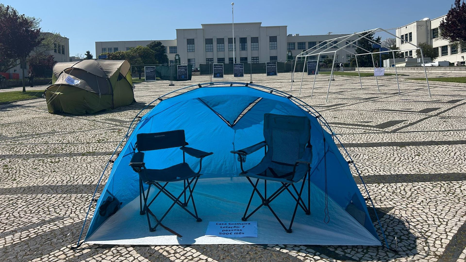 ​Tendas à porta do Instituto Superior Técnico? São estudantes em protesto