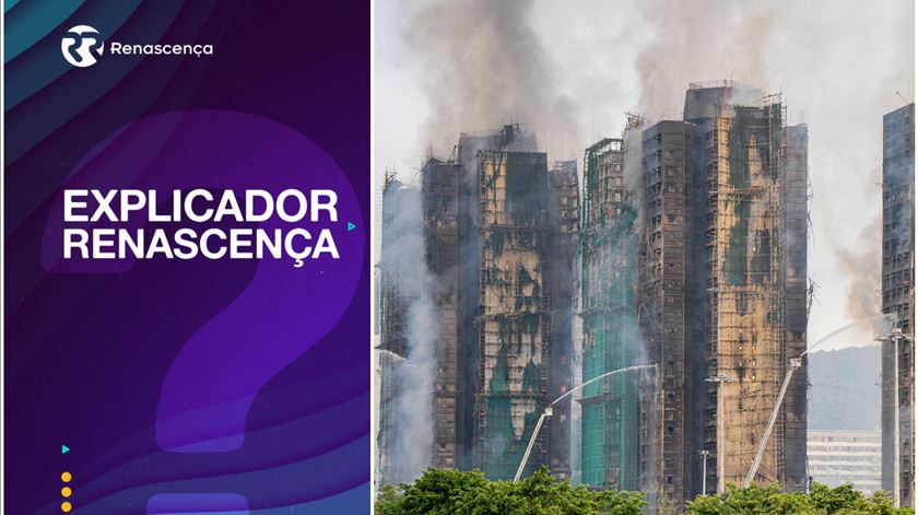 O que provocou o incêndio num complexo de arranha-céus em Hong Kong?
