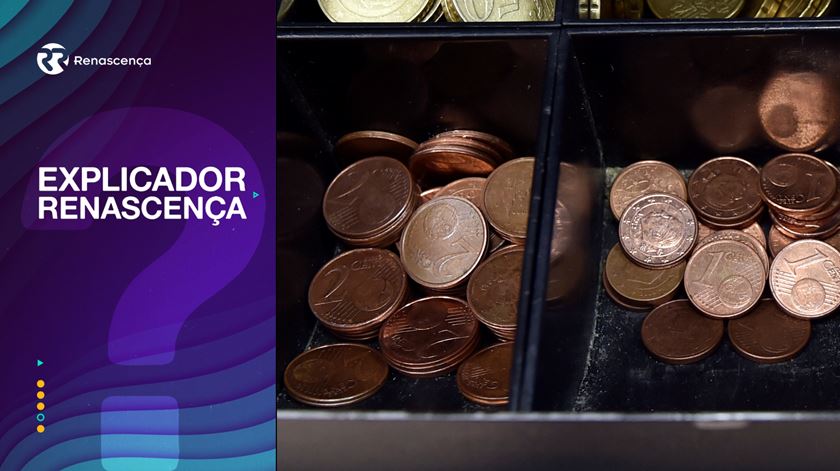 Porque é que há tantas moedas de 1 e 2 cêntimos em circulação em Portugal?