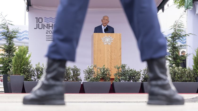 "Somos portugueses porque somos universais e somos universais porque somos portugueses." Foto: José Sena Goulão/Lusa