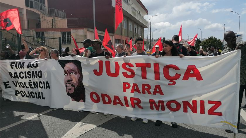 Marcha contra violência policial. “Hoje e sempre Odair presente”