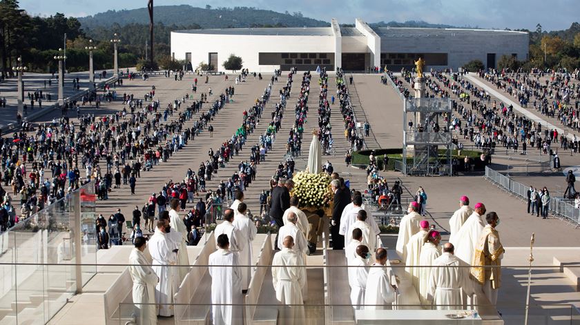 Santuário prepara-se para evento religioso de vulto. Foto: Paulo Cunha/Lusa