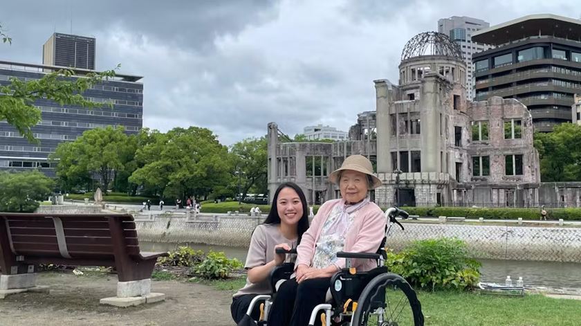 "Fiquei cega, como se o sol caísse sobre mim"