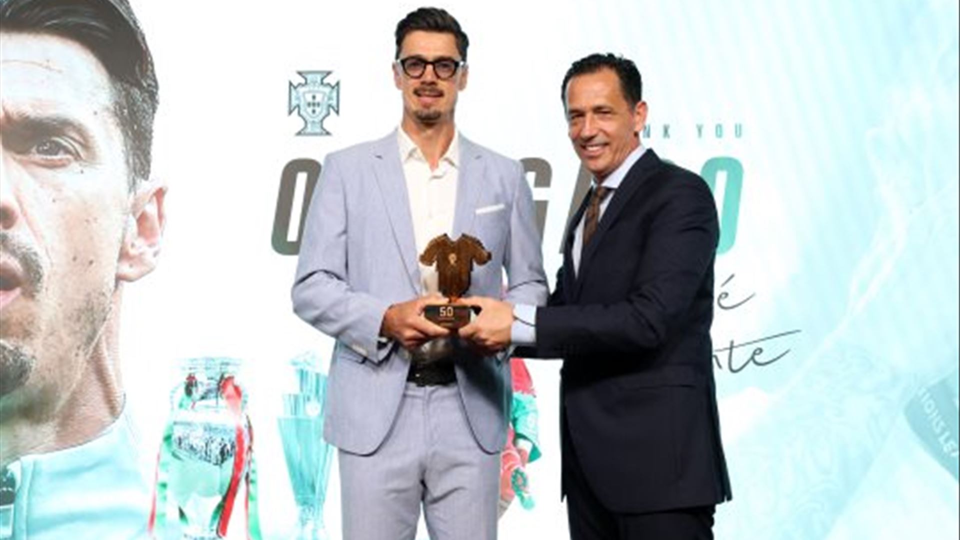 Fonte, “uma lenda” e o exemplo de CR7