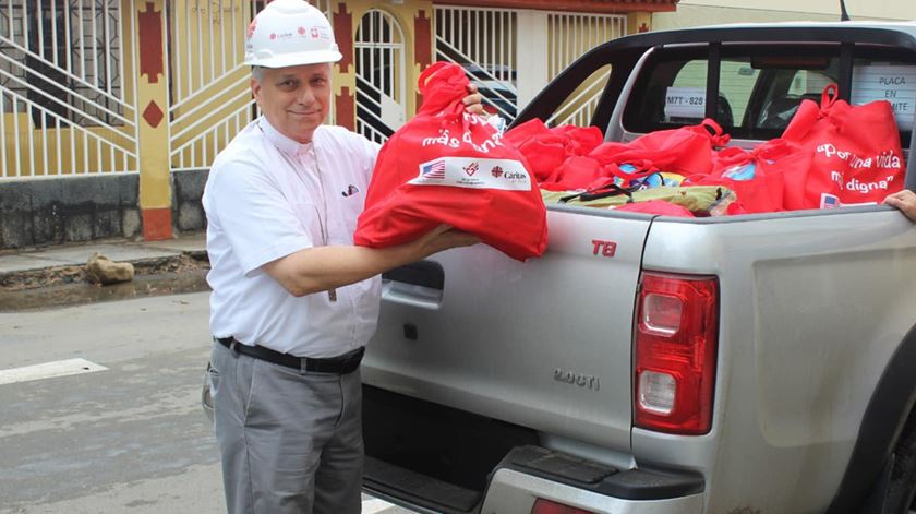 Fotografia do cardeal Prevost, agora Papa Leão XIV. Foto: Facebook da Diocese de Chiclayo