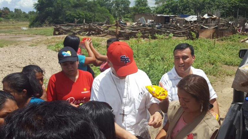 Fotografia do cardeal Prevost, agora Papa Leão XIV. Foto: Facebook da Diocese de Chiclayo