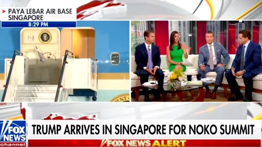 Apresentadora da Fox News Abby Huntsman refere-se a cimeira de Trump com Kim Jong-Un como “um encontro entre os dois ditadores”