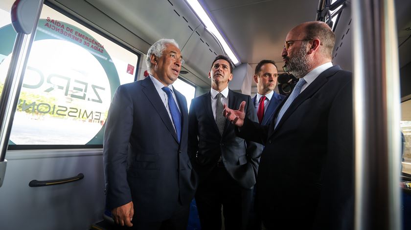 António Costa, esta manhã, em Lisboa. Foto: Nuno Fox/Lusa