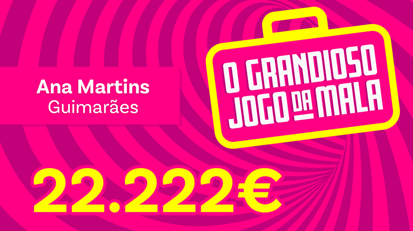A Ana ganhou o Grandioso Jogo da Mala no seu dia de aniversário!