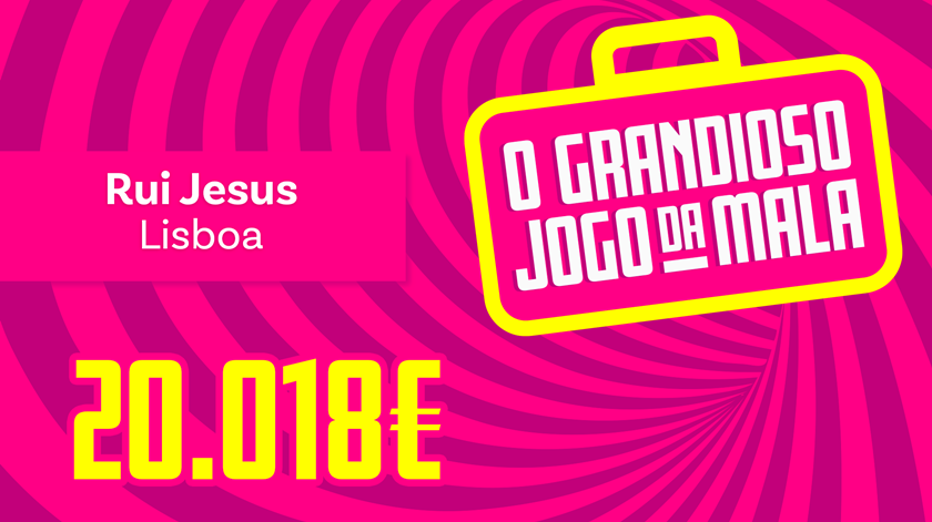 O Rui Jesus ganhou um dinheirão no "Grandioso Jogo da Mala"